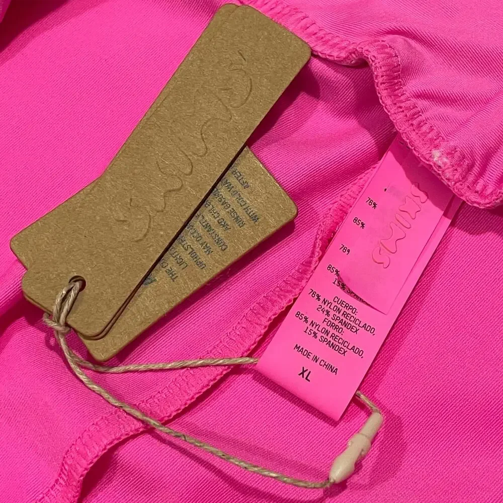 NWT SKIMS Signature Swim Sarong Skirt - Taffy - XL